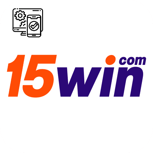 Imagem promovendo o app oficial da 15win para mobile