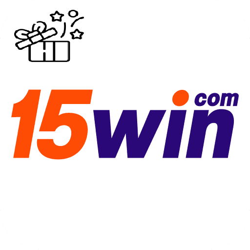 Imagem promovendo bônus 15win com recompensas imperdíveis.